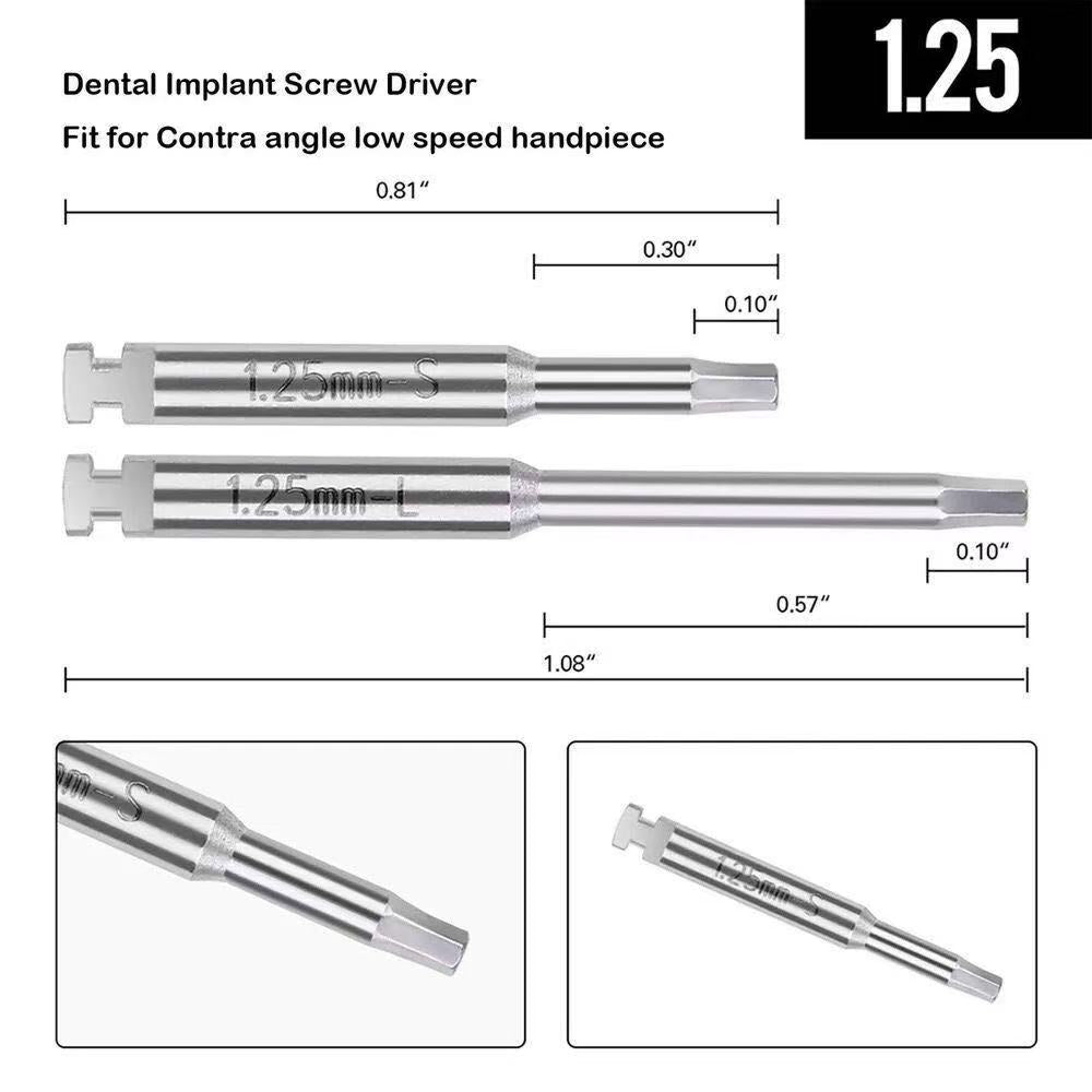 Dental implant machine drivers for restorative workflows