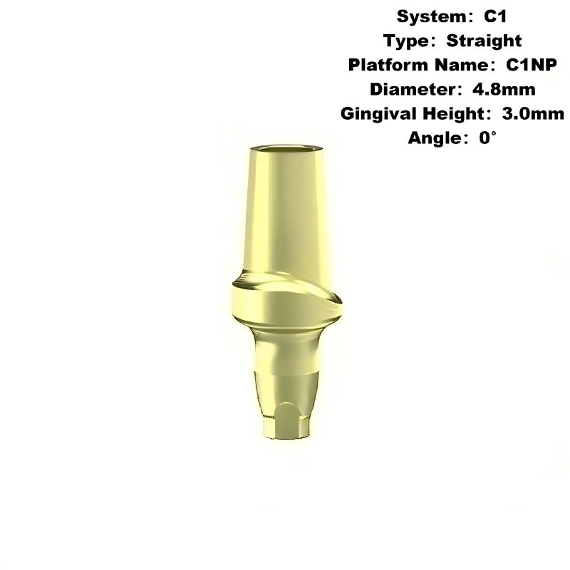 Angled Abutment Compatible with MIS C1 Implants