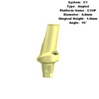Angled Abutment Compatible with MIS C1 Implants