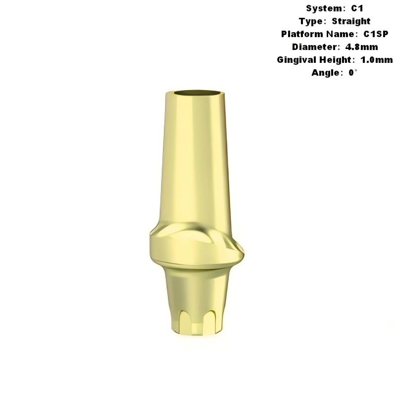 Angled Abutment Compatible with MIS C1 Implants