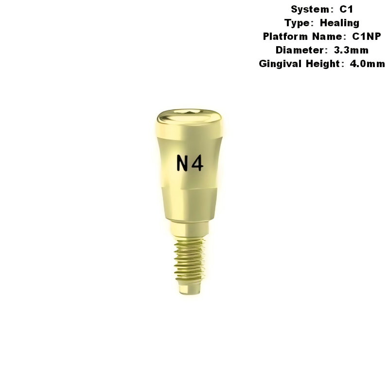 Healing Abutment Compatible with MIS C1 Implants