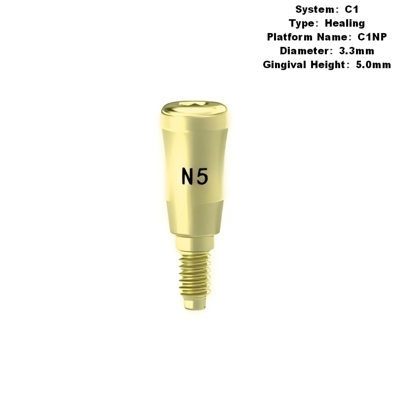 Healing Abutment Compatible with MIS C1 Implants