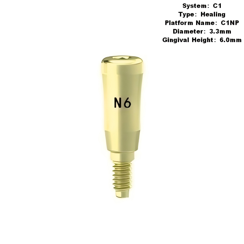 Healing Abutment Compatible with MIS C1 Implants