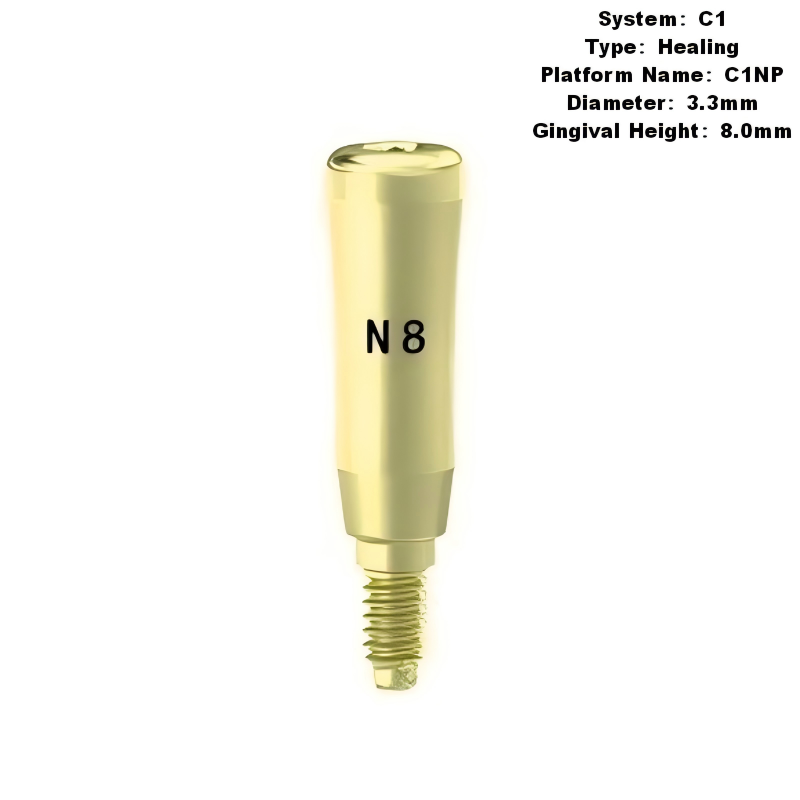 Healing Abutment Compatible with MIS C1 Implants