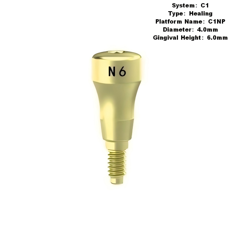 Healing Abutment Compatible with MIS C1 Implants