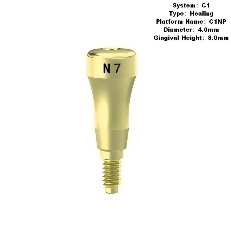Healing Abutment Compatible with MIS C1 Implants