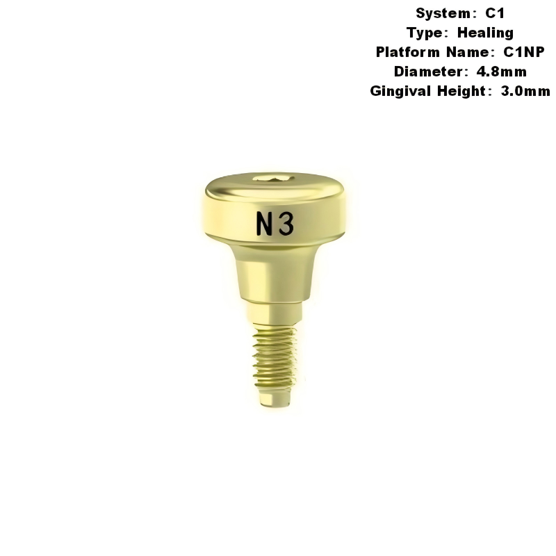 Healing Abutment Compatible with MIS C1 Implants
