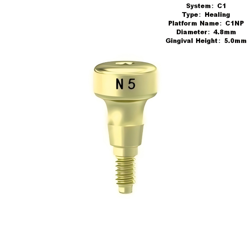 Healing Abutment Compatible with MIS C1 Implants