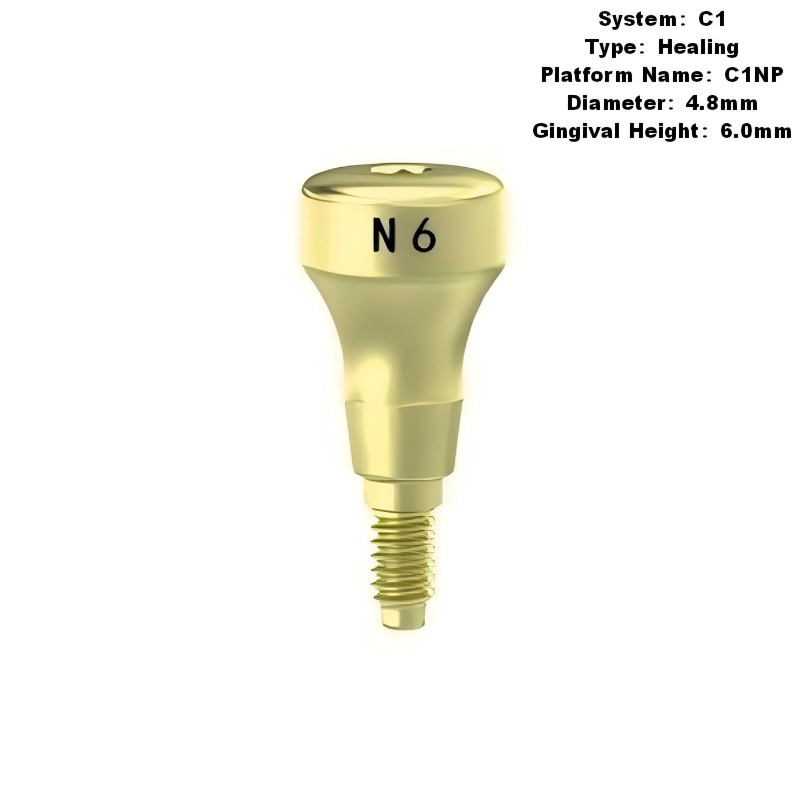 Healing Abutment Compatible with MIS C1 Implants