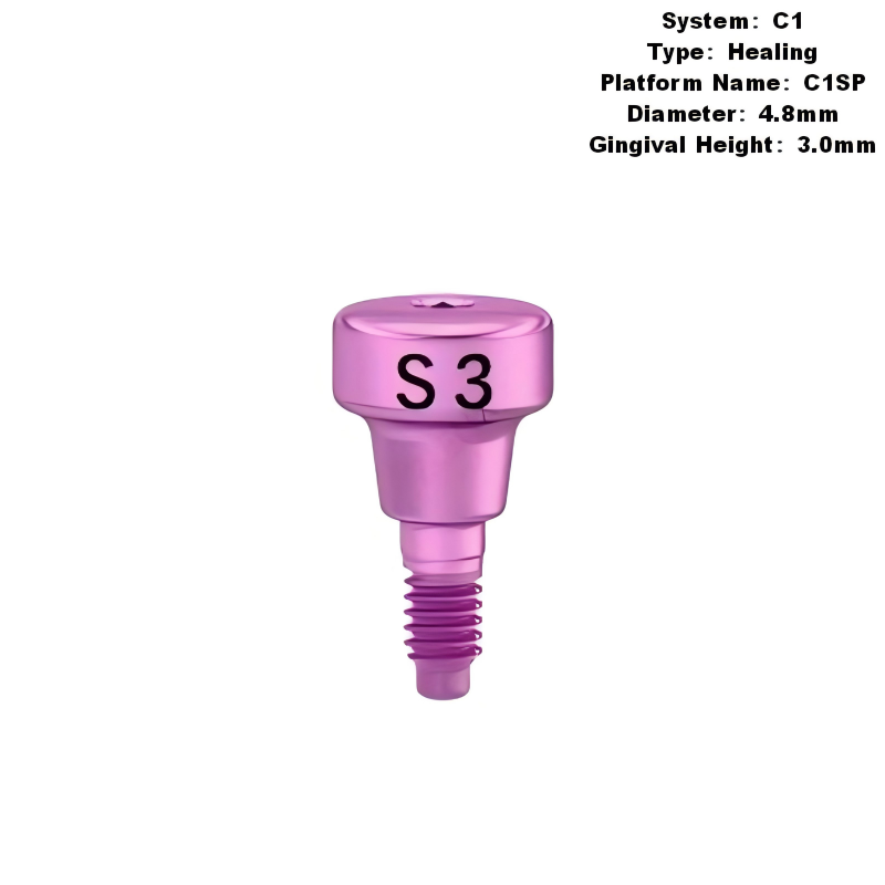 Healing Abutment Compatible with MIS C1 Implants