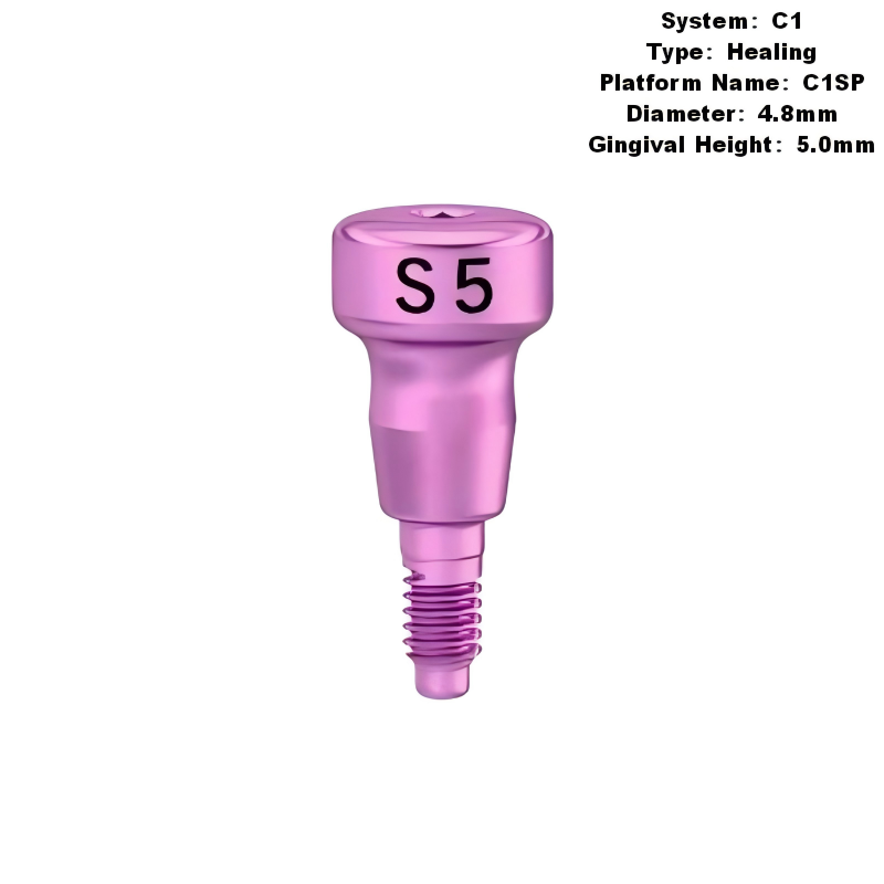 Healing Abutment Compatible with MIS C1 Implants