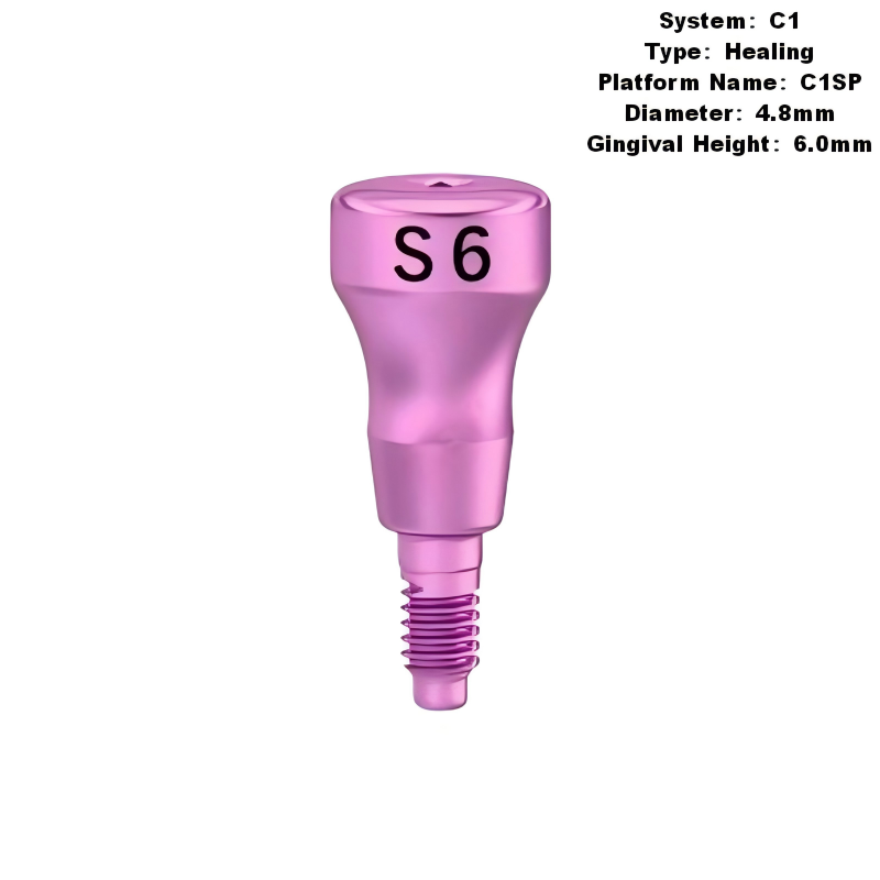 Healing Abutment Compatible with MIS C1 Implants