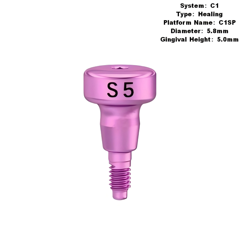 Healing Abutment Compatible with MIS C1 Implants