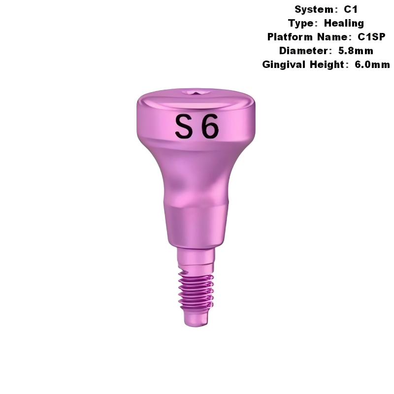 Healing Abutment Compatible with MIS C1 Implants