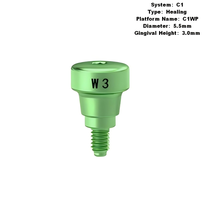 Healing Abutment Compatible with MIS C1 Implants
