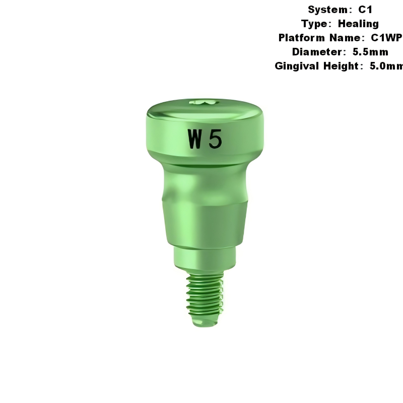 Healing Abutment Compatible with MIS C1 Implants