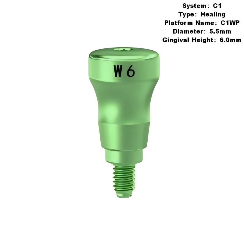 Healing Abutment Compatible with MIS C1 Implants