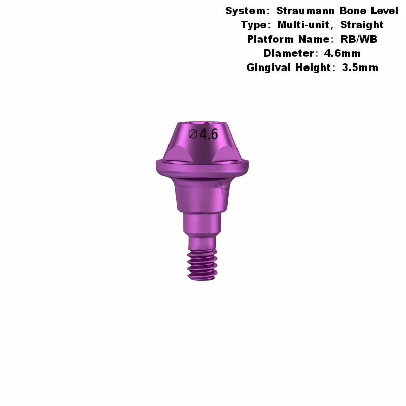 Straumann® BLX RB/WB Implants Multi Straight Abutment Compatible