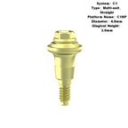 Multi Straight Abutment Compatible with MIS C1 Implants