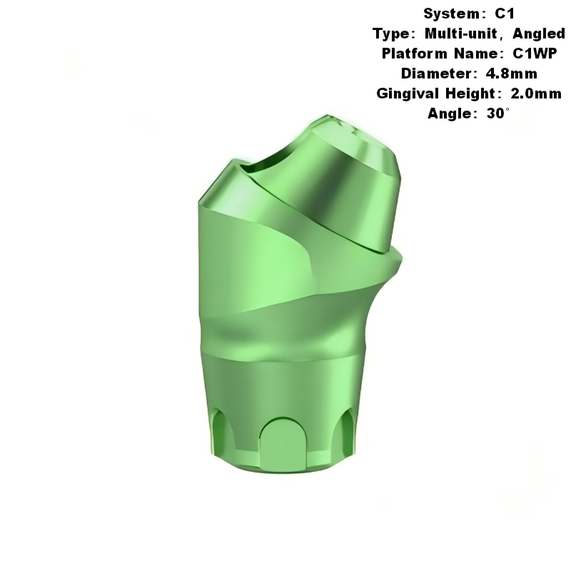 Multi Angled Abutment Compatible with MIS C1 Implants