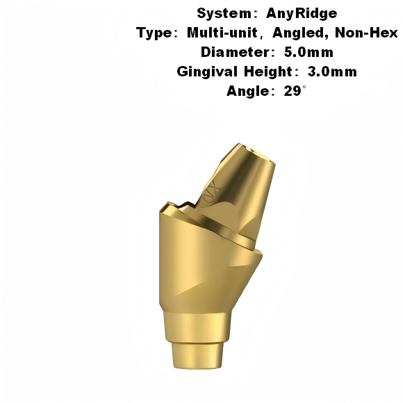 Multi Angled Abutment Compatible with MegaGen AnyRidge