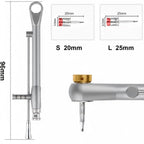 Dental implant screwdriver kit for clinical and laboratory use