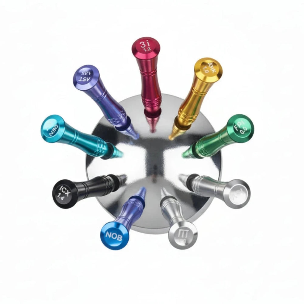 Universal dental implant screwdriver kit for laboratory workflows, product view 2