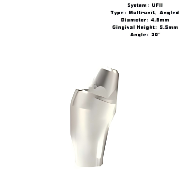 Multi Angled Abutment Compatible with DIO Implants