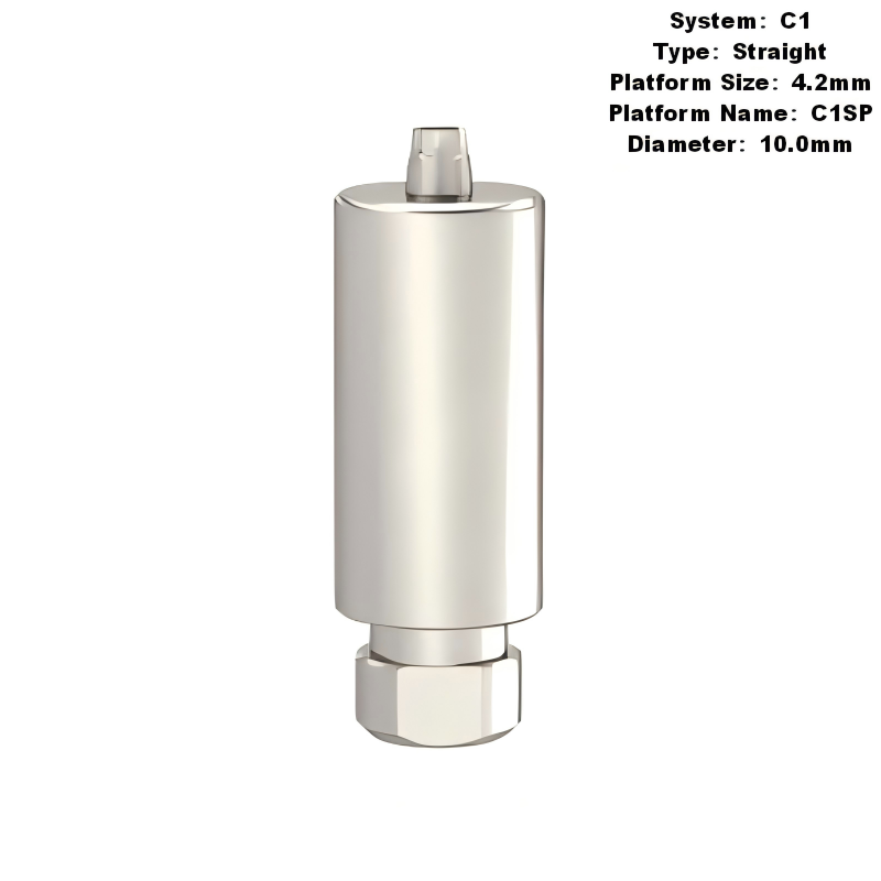 Premill Blank Compatible with MIS C1 Implants