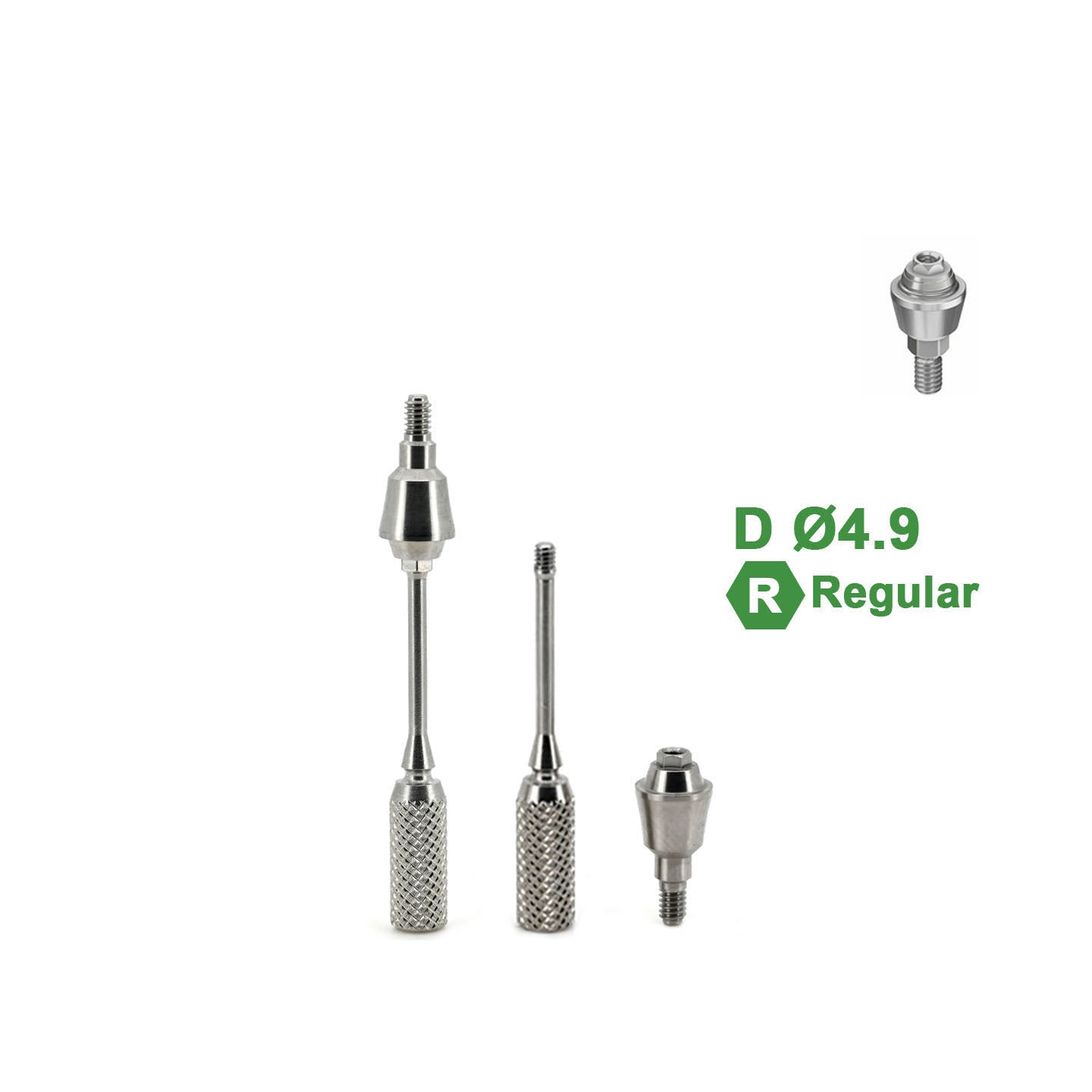 Multi Straight Abutment Compatible with Cortex Implants