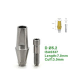 Straight Abutment Compatible with Neobiotech Implants