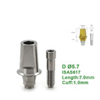 Straight Abutment Compatible with Neobiotech Implants