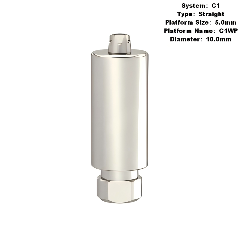 Premill Blank Compatible with MIS C1 Implants