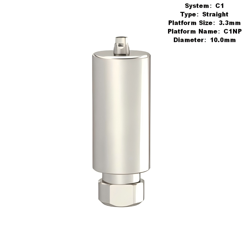 Premill Blank Compatible with MIS C1 Implants