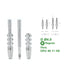 Open Transfer Coping Compatible with Dentium Implants