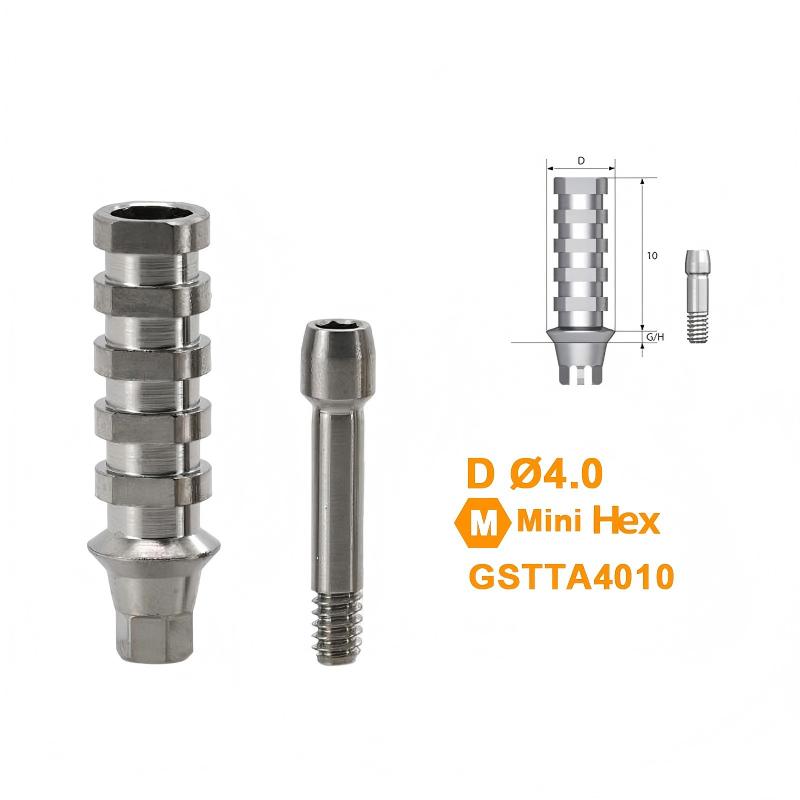 Temporary Abutment Compatible with Osstem TS Implant