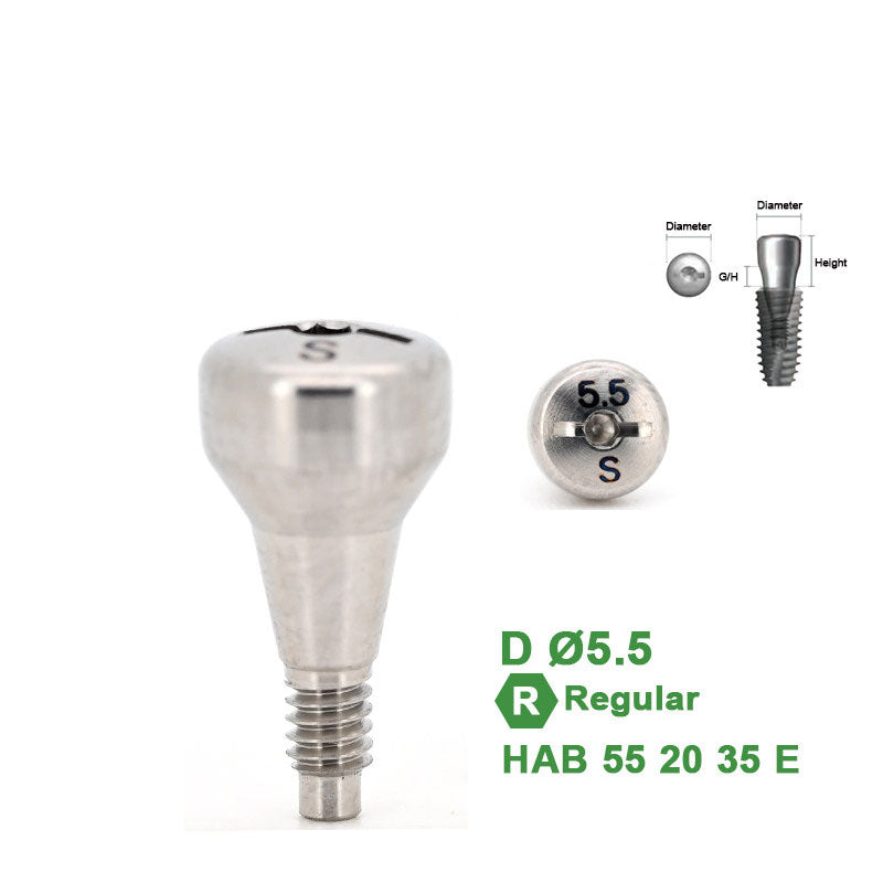 Healing Abutment Compatible with Dentium Implants