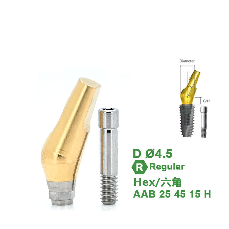 Angled Abutment Compatible with Dentium Implants