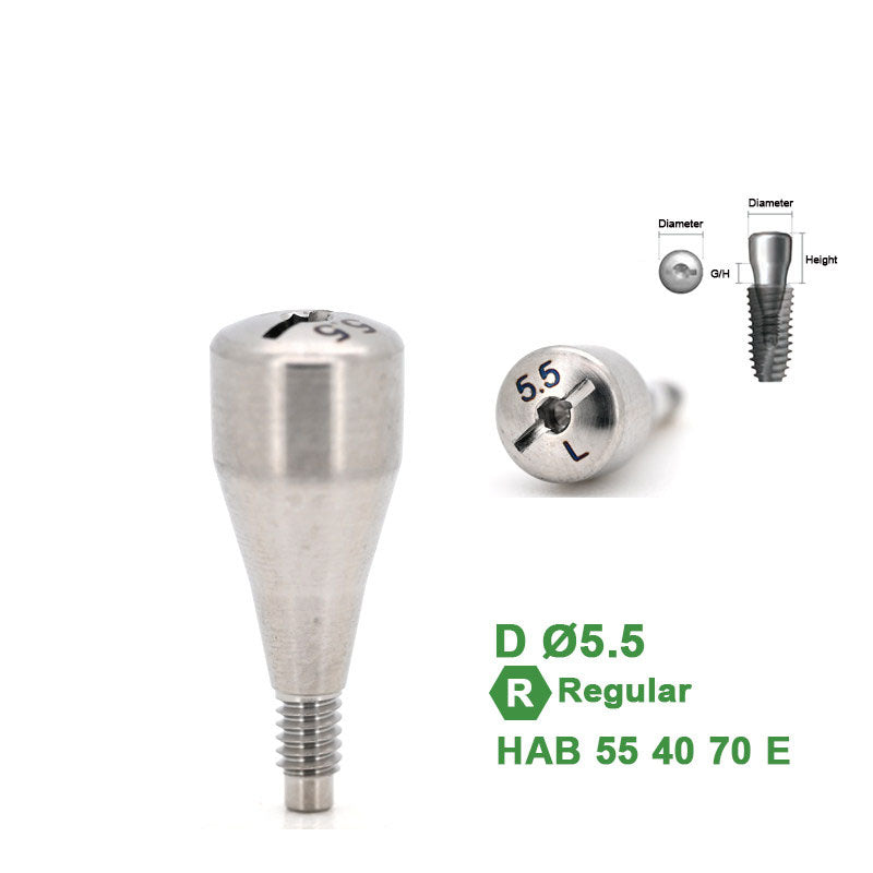 Healing Abutment Compatible with Dentium Implants