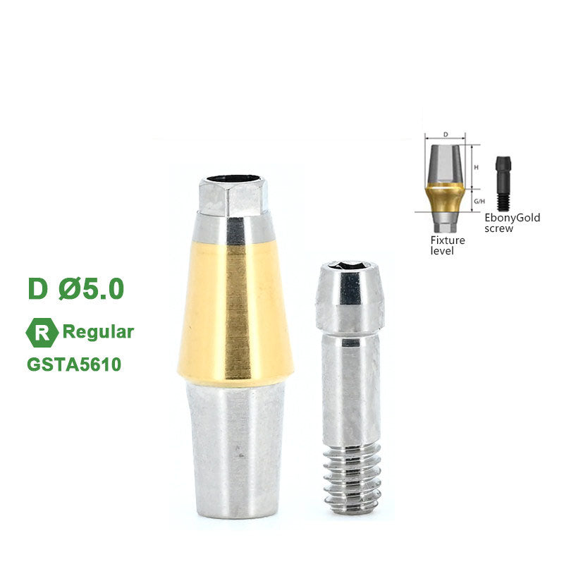 Regular Straight Abutment Compatible with Osstem Implants