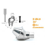 17°/30° Multi Angled Abutment Compatible with Osstem