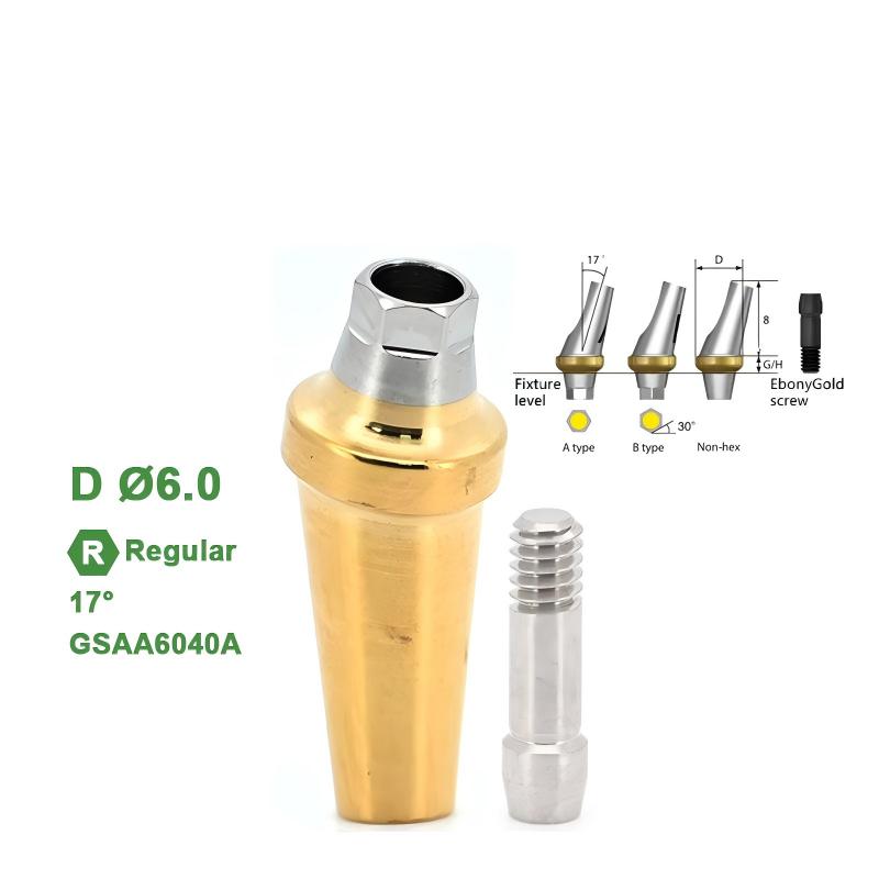 Regular-Angled Abutment Compatible with Osstem