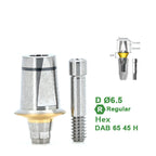 Straight Abutment Compatible with Dentium Implants