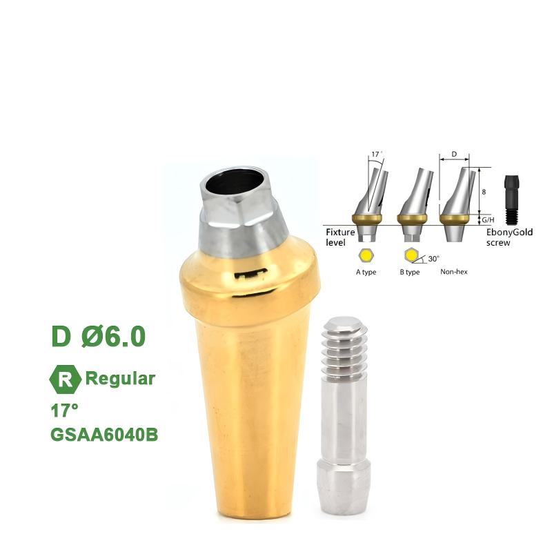 Regular-Angled Abutment Compatible with Osstem