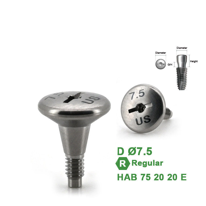 Healing Abutment Compatible with Dentium Implants