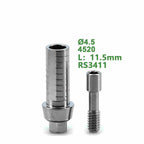 Implant Temporary Abutment Compatible with ADIN OS