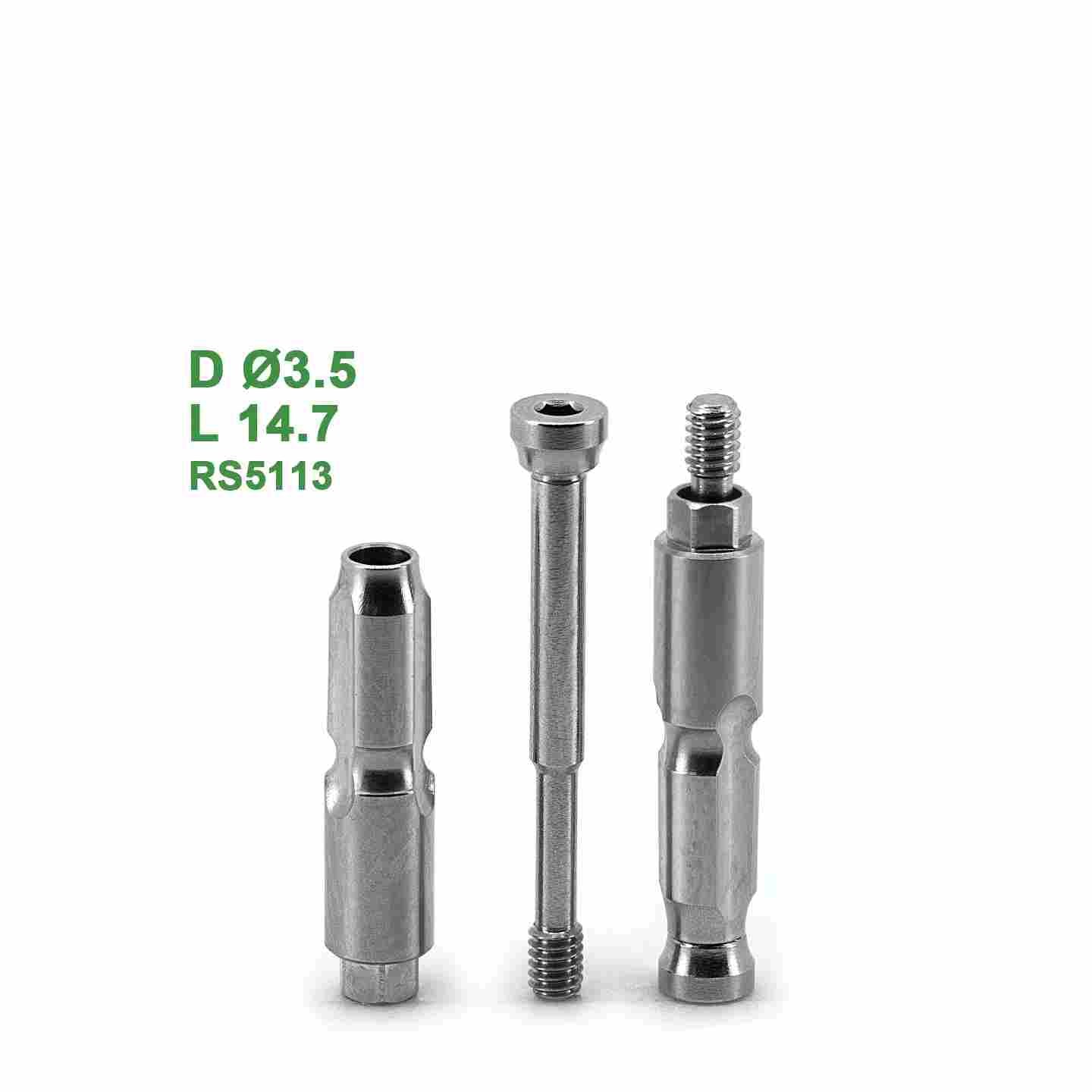 Closed Tray Impression Coping Compatible with ADIN OS System Secondary image
