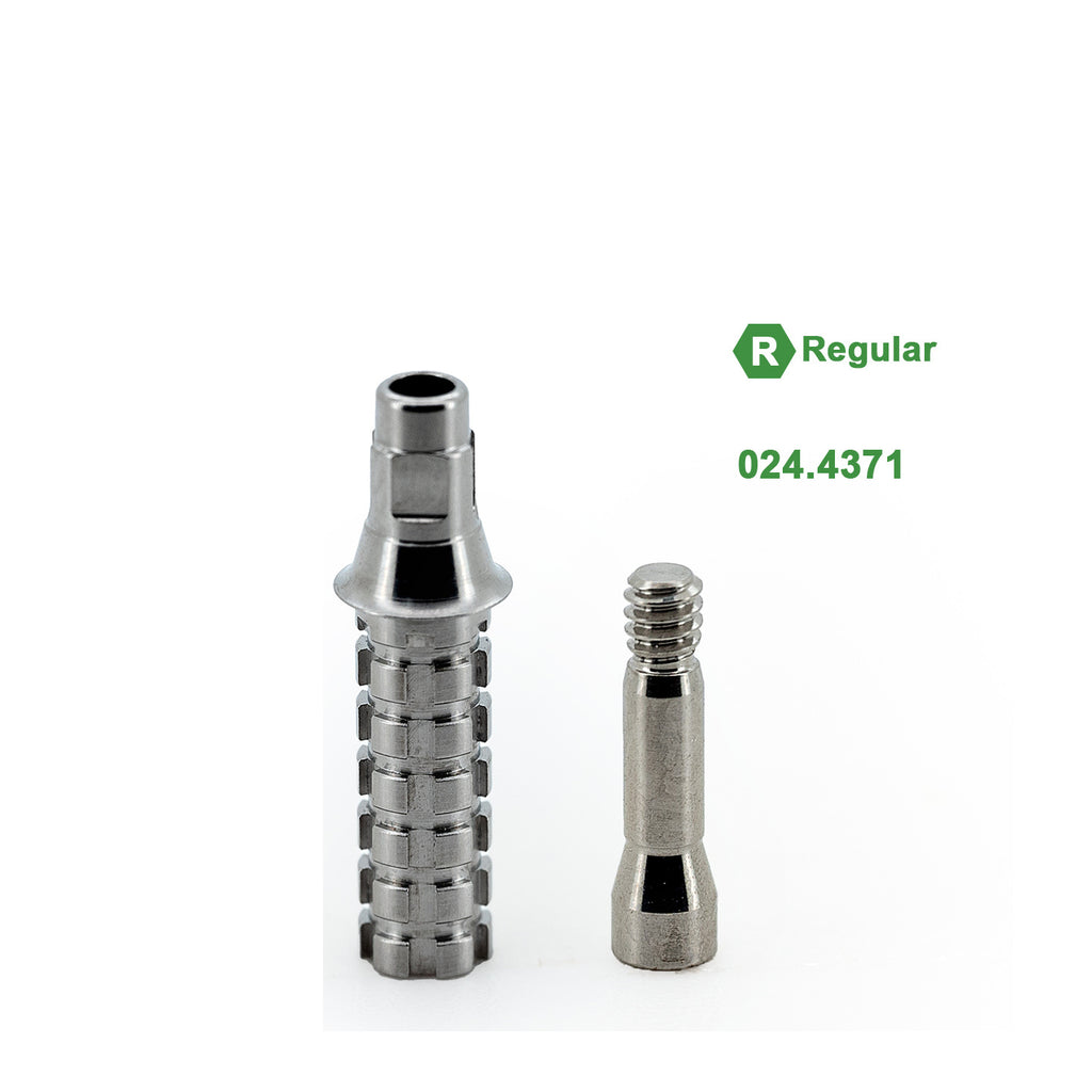 Implant Temporary Abutment Compatible with Straumann