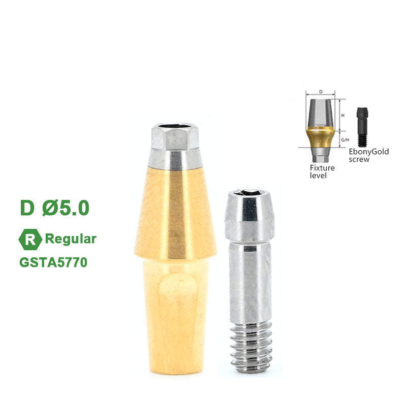 Regular Straight Abutment Compatible with Osstem Implants