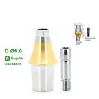 Regular Straight Abutment Compatible with Osstem Implants